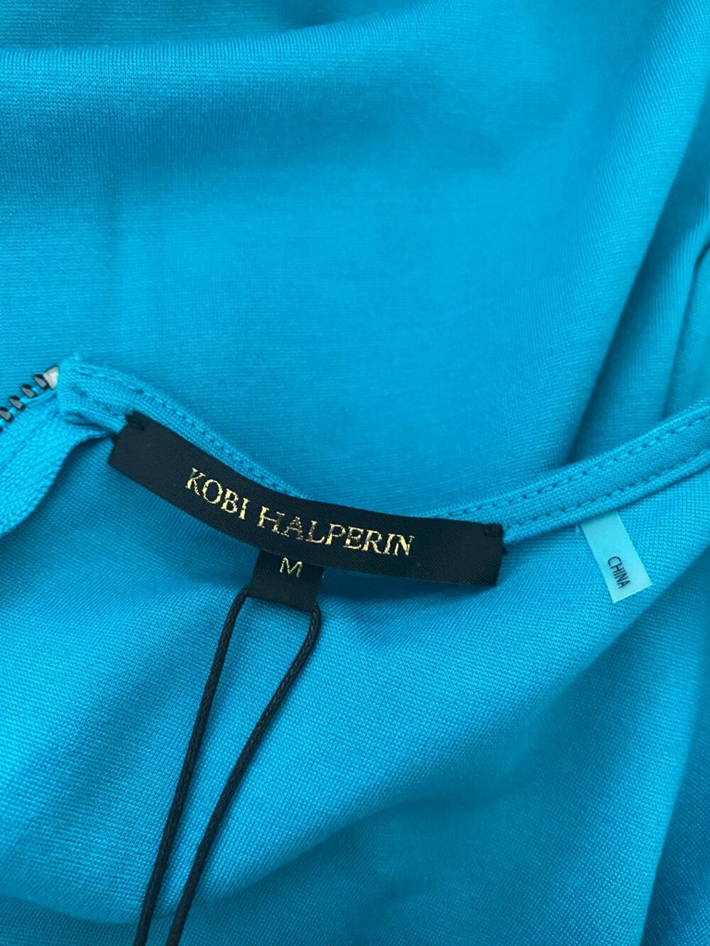 Kobi Halperin NWT | Maddy Twist Front Mini Dress in Turquoise - Picture 8 of 11